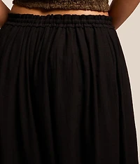 Cropped Lace Balloon Pant