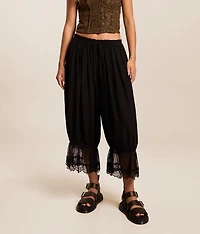 Cropped Lace Balloon Pant