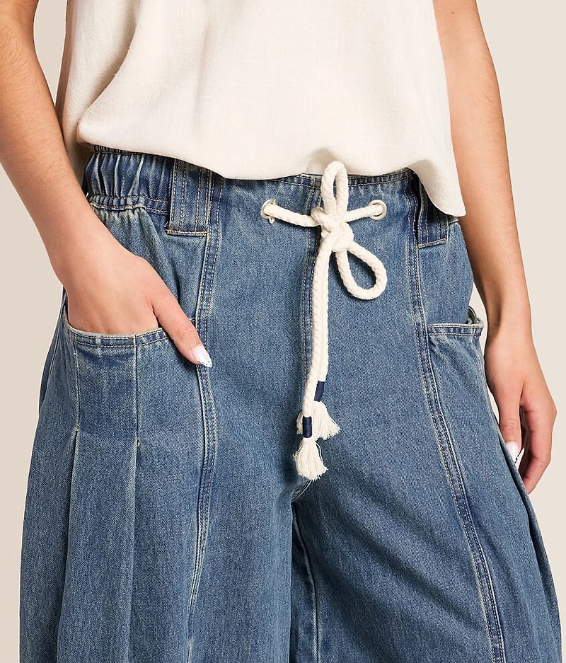 Wide Leg Barrel Pant
