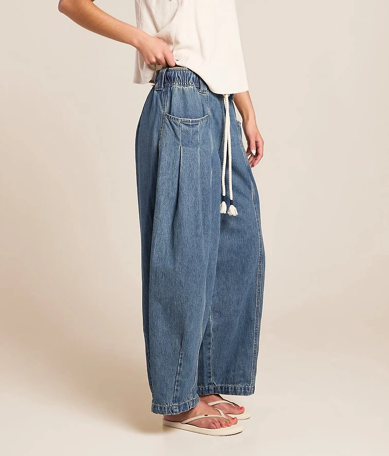 Wide Leg Barrel Pant