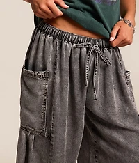 Cropped Wide Leg Pant