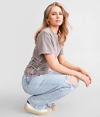 Side Lace-Up T-Shirt