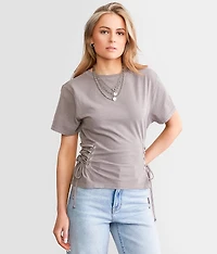 Side Lace-Up T-Shirt