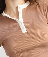 Color Block Henley