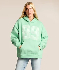 89 Gingham Hooded Sweatshirt