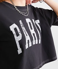 Paris Cropped T-Shirt