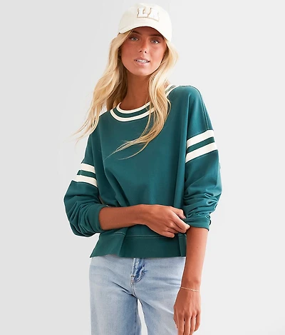 Varsity Stripe Pullover