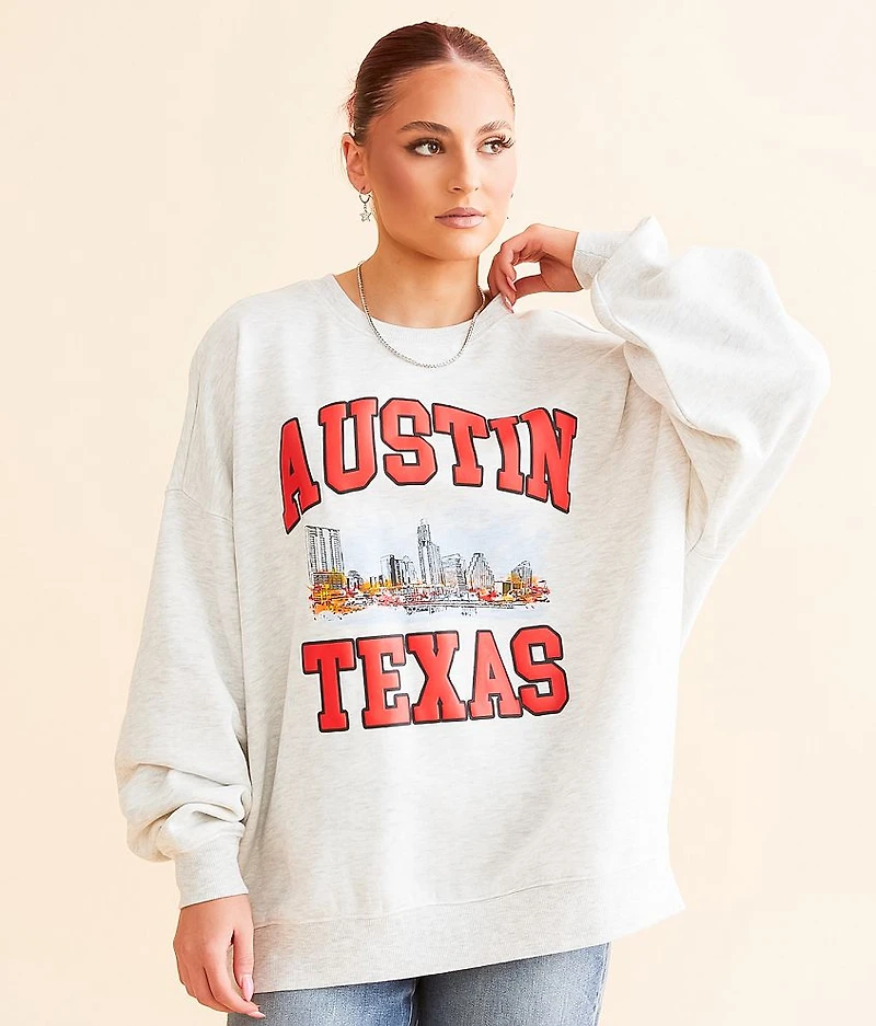Austin Texas Oversized Pullover