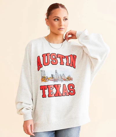 Austin Texas Oversized Pullover