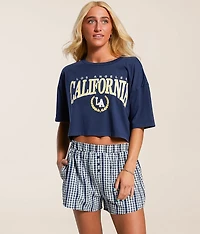 LA California Cropped T-Shirt