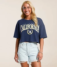 LA California Cropped T-Shirt