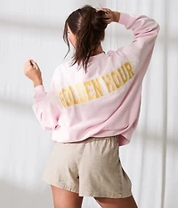 Golden Hour Lace Pullover