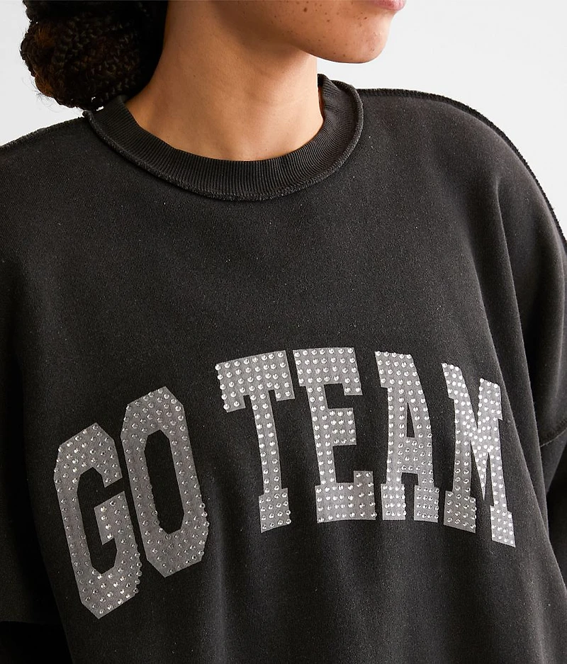 Go Team Washed Pullover