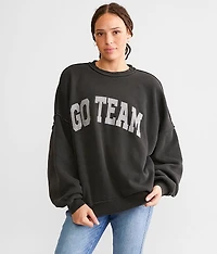 Go Team Washed Pullover