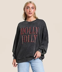Holly Jolly Oversized Pullover