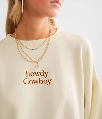 Howdy Cowboy Pullover