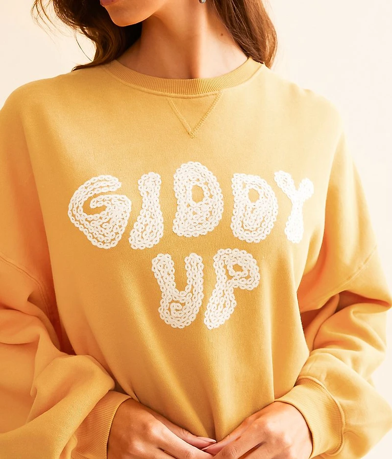 Giddy Up Oversized Pullover