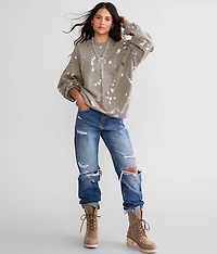 Bleach Washed Pullover