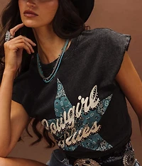 Cowgirl Blues Oversized T-Shirt