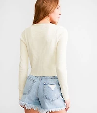 Waffle Knit Top