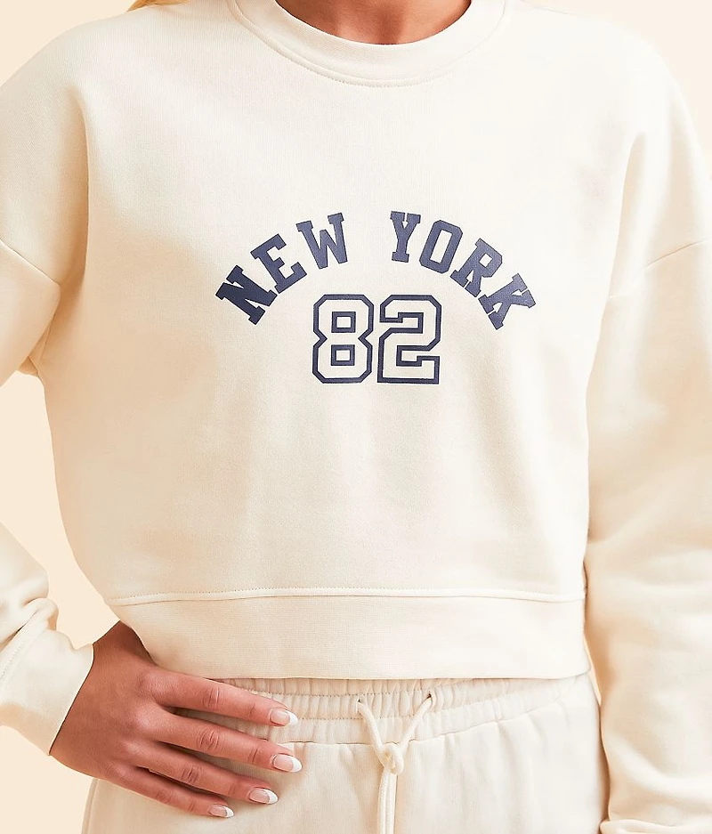 New York Cropped Pullover