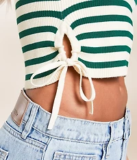 Striped Knit Tank Top