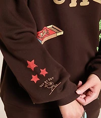 Howdy Tattoo Oversized Pullover
