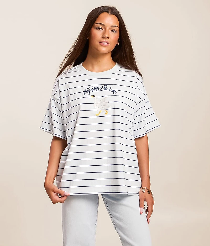 Silly Goose On The Loose Striped T-Shirt