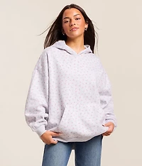 Floral Hooded Sweatshirt