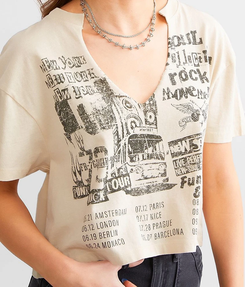 Punk Rock Tour Cropped T-Shirt
