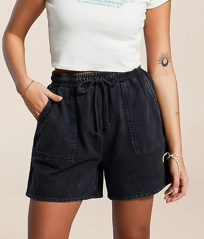 Washed Knit Short