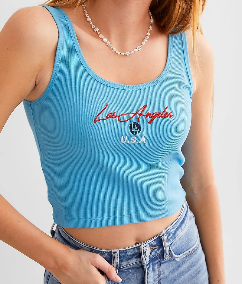 Los Angeles Ribbed Tank Top