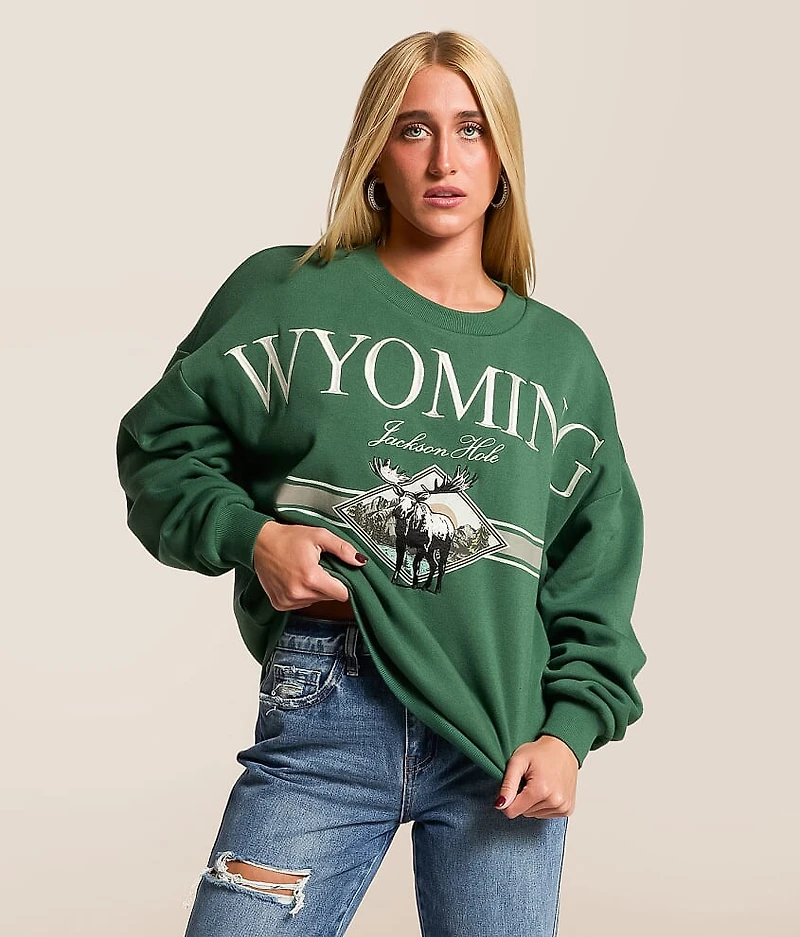 Jackson Hole Wyoming Oversized Pullover