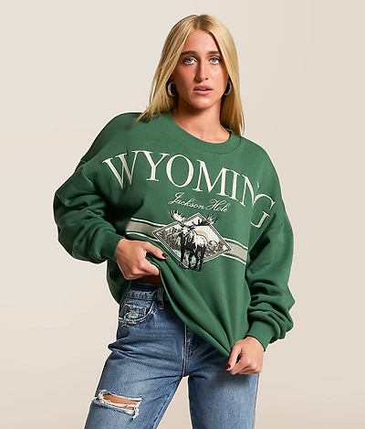 Jackson Hole Wyoming Oversized Pullover