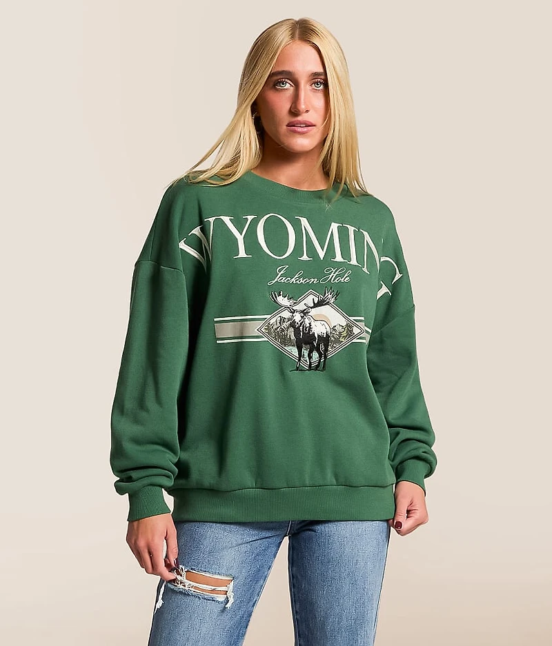 Jackson Hole Wyoming Oversized Pullover