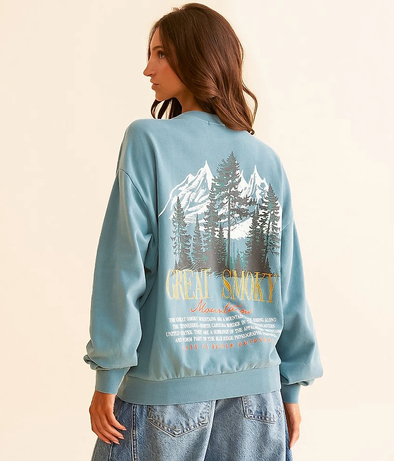 Great Smokey Mountains Oversized Pullover