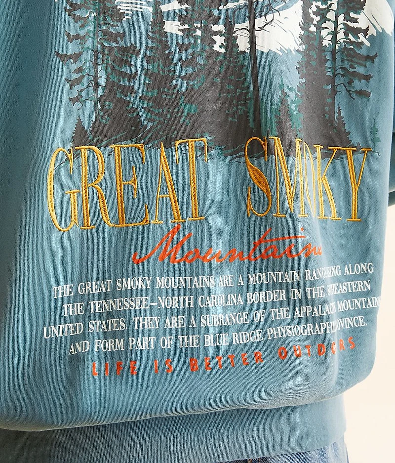 Great Smokey Mountains Oversized Pullover