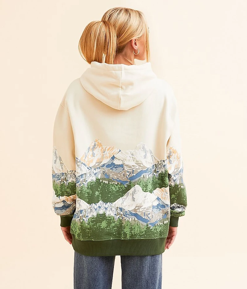 Mont Blanc Mountain Hooded Sweatshirt