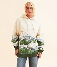 Mont Blanc Mountain Hooded Sweatshirt