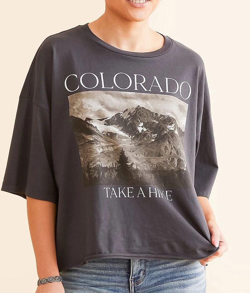Colorado Take A Hike Cropped T-Shirt