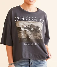 Colorado Take A Hike Cropped T-Shirt
