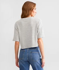 Brushed Thermal Cropped Top