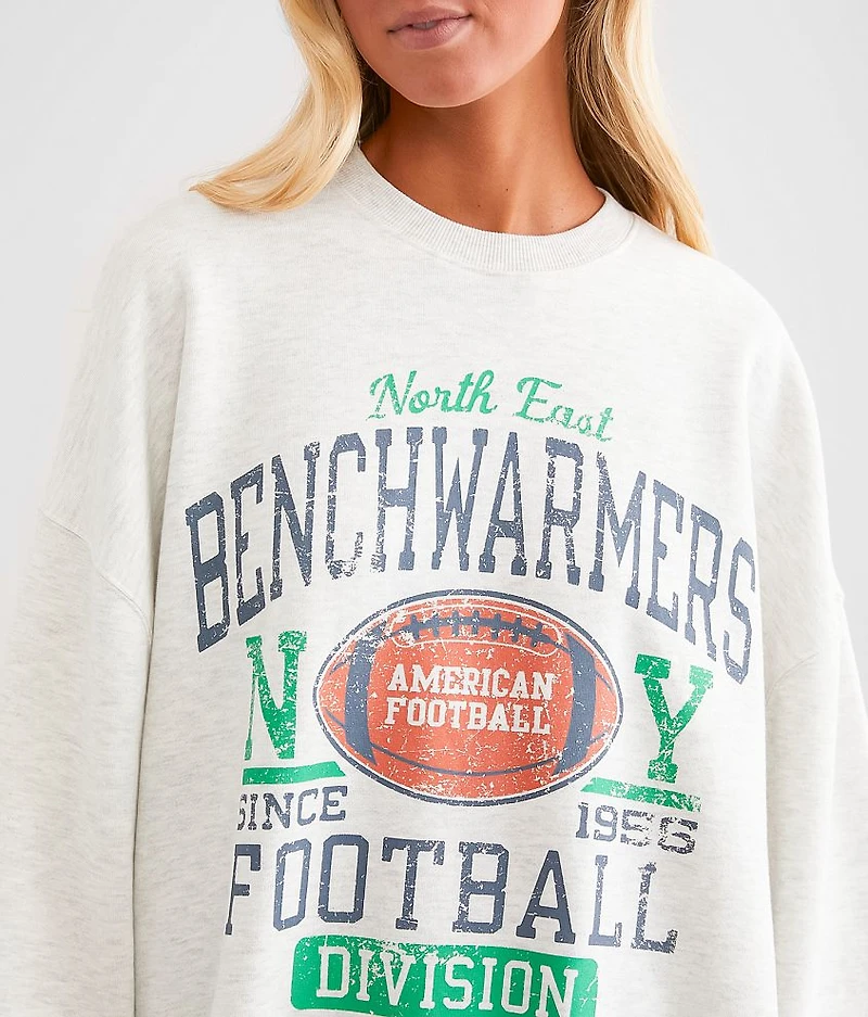 Benchwarmers Football Oversized Pullover