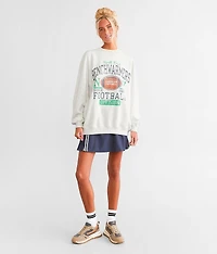 Benchwarmers Football Oversized Pullover