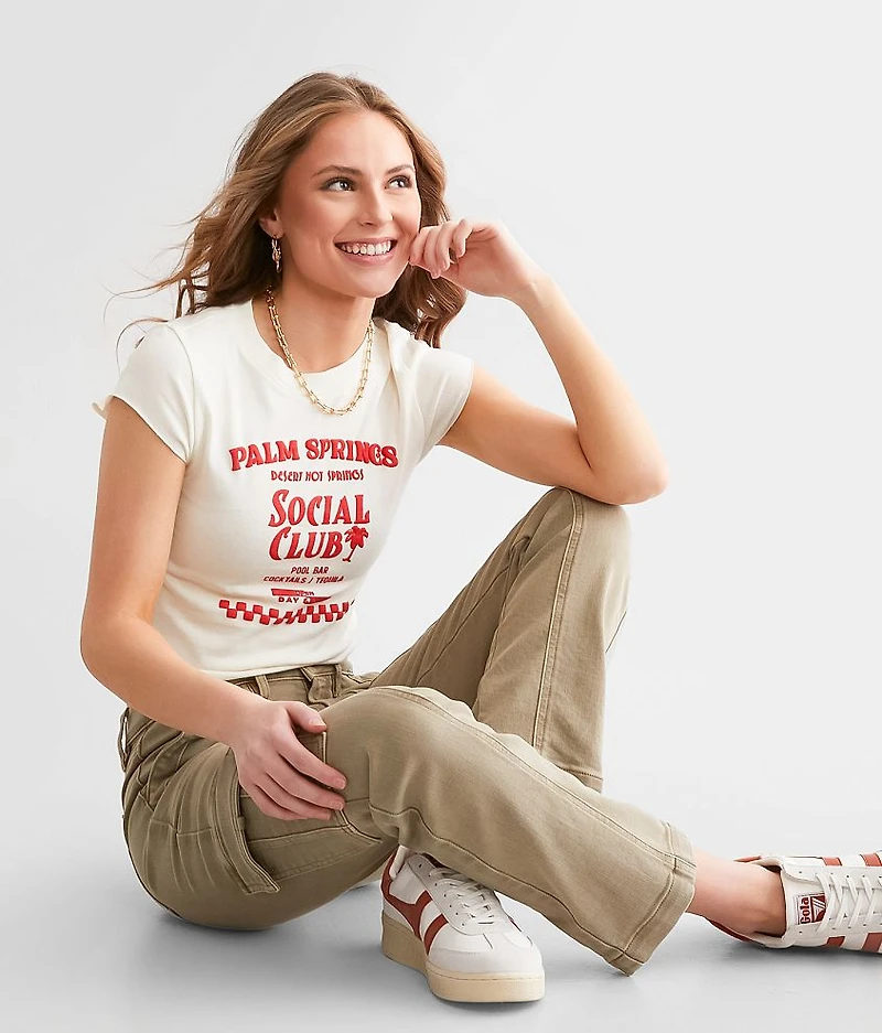 Palm Springs Social Club Cropped T-Shirt