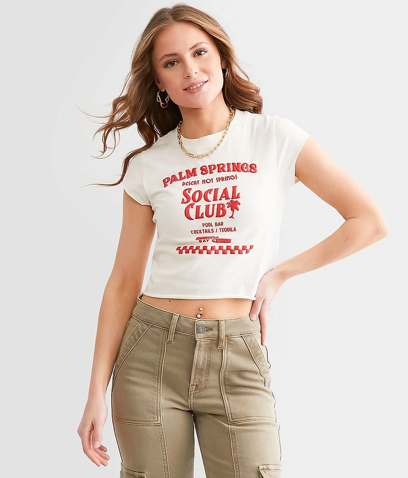 Palm Springs Social Club Cropped T-Shirt