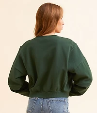 Collegiate Basketball Cropped Pullover