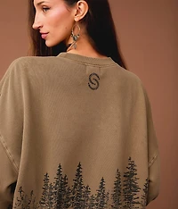 Wild Horses Oversized Pullover