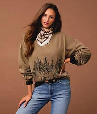 Wild Horses Oversized Pullover
