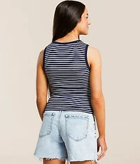 Striped American Flag Tank Top